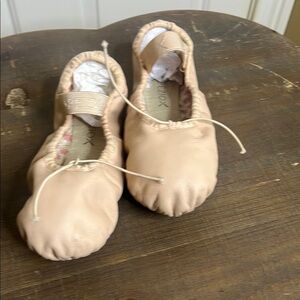 Kids Ballet Slippers in Cream by [Brand]